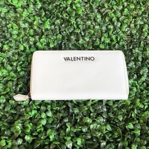 Valentino Wallet White Leather